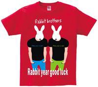 Aaron團體設計工作室  100年穿潮T兔兄弟