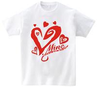 Aaron團體設計工作室 可愛圖形紋 愛心 情侶T