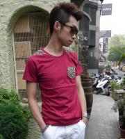 Aaron團體設計工作室 拼接 流行 紅豹紋 時尚 時髦