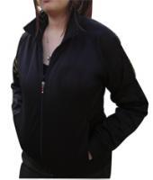 Aaron團體服設計工作室 優雅黑 運動風 鋪棉薄外套 100%純棉 舒適好穿